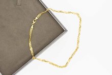 14 Karaat getwist Gourmet Collier- 40 cm