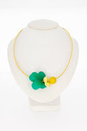 18 Karaat Nobilia Collier met hangers-45,5 cm