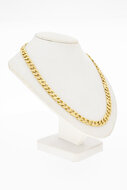 14 Karaat geel gouden Gourmet Collier - 43,5 cm