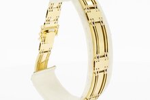 14 Karaat gouden Staafjes armband - 21,4 cm