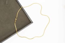 14 Karaat geel gouden Choker - 45 cm