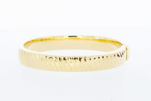 Gefigureerde Slaven- armband goud 18 Karaat