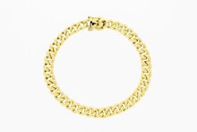 14 Karaat Gourmet schakelarmband - 19,6 cm
