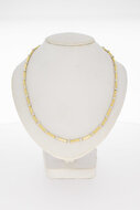 Gouden 14 Karaat Staafjes ketting - 45,3 cm