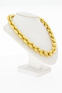Anker herenketting 18 Karaat - 46 cm
