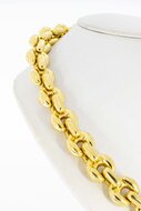 Anker herenketting 18 Karaat - 46 cm