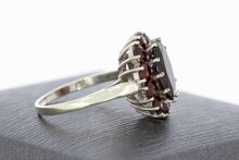 8 Karaat Markies Granaat ring - 15,8 mm