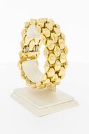 18 Karaat gouden brede armband - 19,7 cm