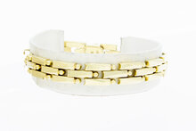 14 Karaat gouden schakel armband - 18,8 cm