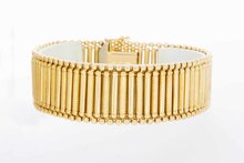 Staafjes armband 18 Karaat goud - 19,1 cm