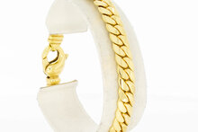 14 Karaat goud Gourmet armband - 19,6 cm