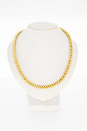 14 Karaat vierkante Gourmetketting - 45 cm