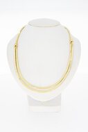 Omega collier 14 Karaat goud - 43,3 cm
