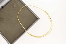 Omega collier 14 Karaat goud - 43,3 cm