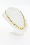 14 Karaat "oplopende" Koordketting - 50 cm
