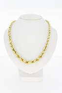 14 Karaat "oplopende" Koordketting - 50 cm