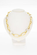 14 Karaat bicolor "Zinzi" Collier - 45 cm