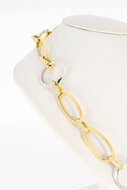 14 Karaat bicolor "Zinzi" Collier - 45 cm