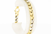 18 karaat gouden Gourmet armband - 20 cm