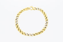 18 karaat gouden Gourmet armband - 20 cm