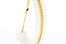 14 karaat goud Gourmet armband - 23 cm