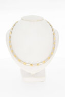 14 Karaat gouden Staafjes Collier - 43 cm
