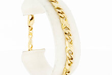 14 Karaat goud Infinity armband - 19,5 cm