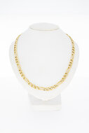 18 karaat gouden Figaro ketting - 58 cm