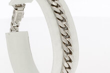 18 karaat witgoud Gourmet armband - 18 cm