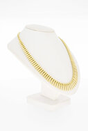 Zonnenstraal Collier 14 Karaat goud - 42 cm