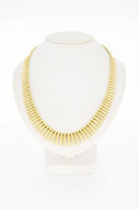 Zonnenstraal Collier 14 Karaat goud - 42 cm