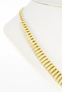 Zonnenstraal Collier 14 Karaat goud - 42 cm