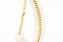 14 karaat goud Gourmet armband -  22,5 cm