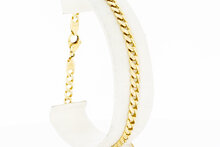 14 karaat goud Gourmet Armband - 21,7 cm
