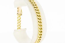 14 Karaat "Open" Gourmet armband - 19,8 cm