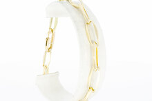 14 karaat Closed Forever schakelarmband - 22,1 cm