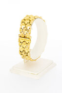 18 Karaat Vintage Kruis armband - 19 cm