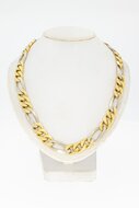 18 Karaat Figaro gouden ketting - 60,5 cm