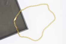 Gourmet ketting 18 karaat - 47,5 cm