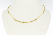 14 karaat geel gouden koningsketting - 72,5 cm