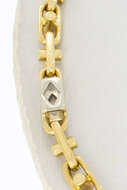 14 Karaat goud Monte Carlo ketting - 64 cm