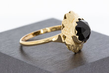14 karaat Vintage Granaatring - 20 mm
