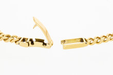 Gourmet armband 14 karaat geel goud - 21 cm