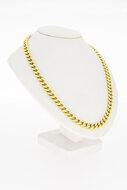 Gourmet-ketting 14 Karaat goud - 54 cm