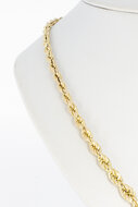 14 karaat goud Koordketting - 46 cm