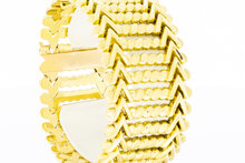 18 karaat brede Vintage armband - 20 cm