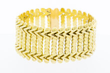 18 karaat brede Vintage armband - 20 cm