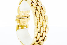 Gouden 14 karaat Vintage Staafjes armband - 19,1 cm