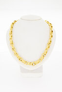 Anker heren ketting 18 karaat goud - 46 cm