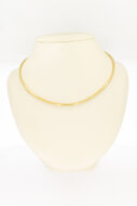 Omega ketting 14 karaat goud - 46 cm